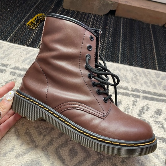 Dr. Martens Purple Combat Boot - Picture 2 of 8